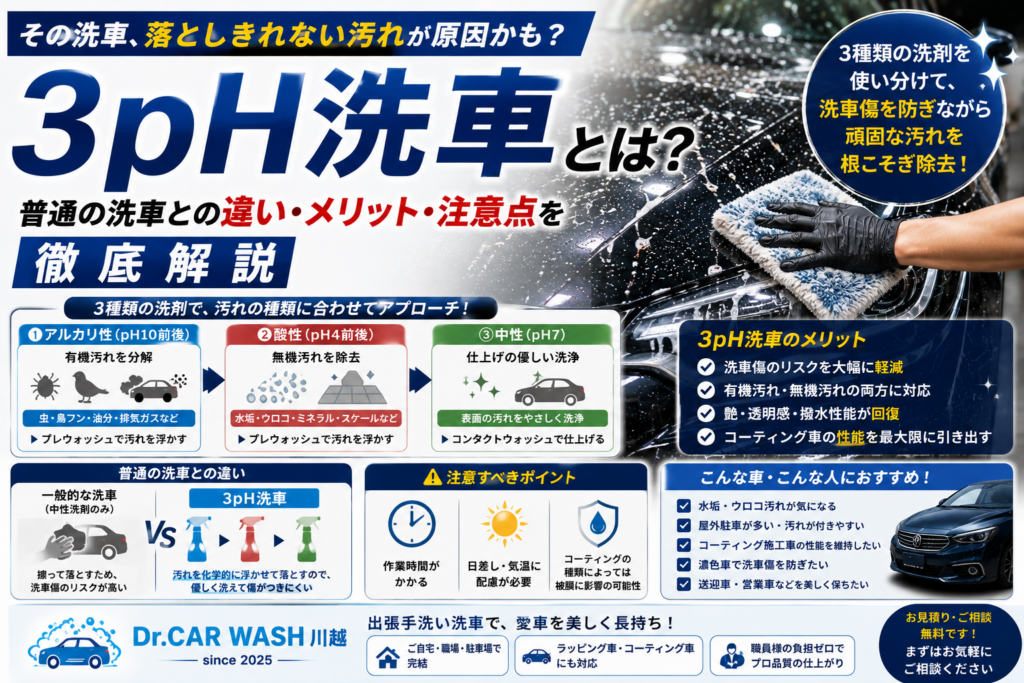3PH洗車とは？